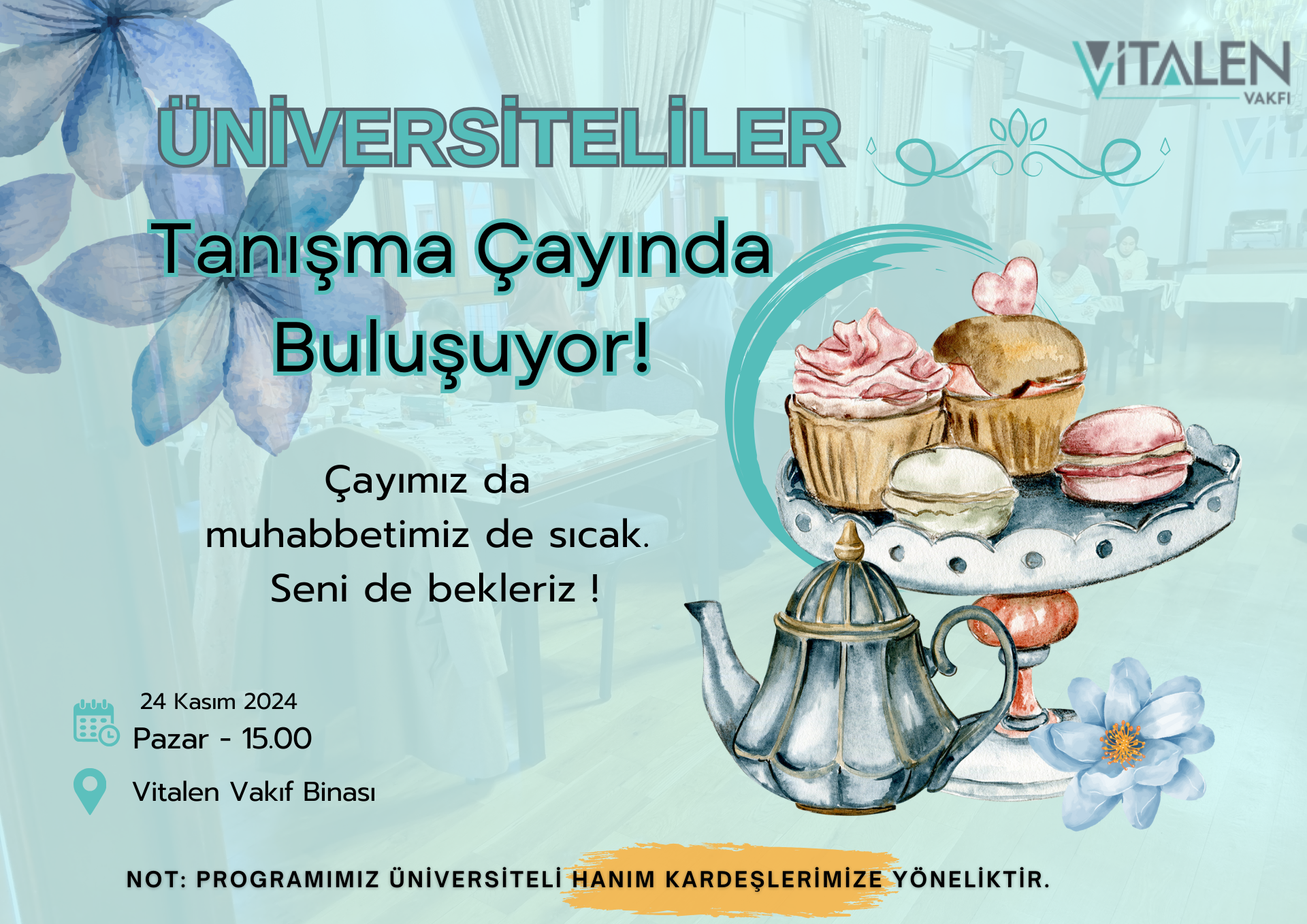 Üniversiteliler Tanışma Çayında Buluşuyor